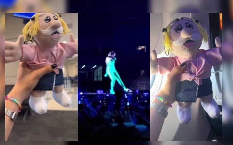 El viaje que hizo el peluche del Dr. Simi que Dua Lipa pateó en su concierto