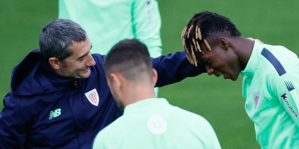 "Nico Williams está tranquilo, el Athletic también"