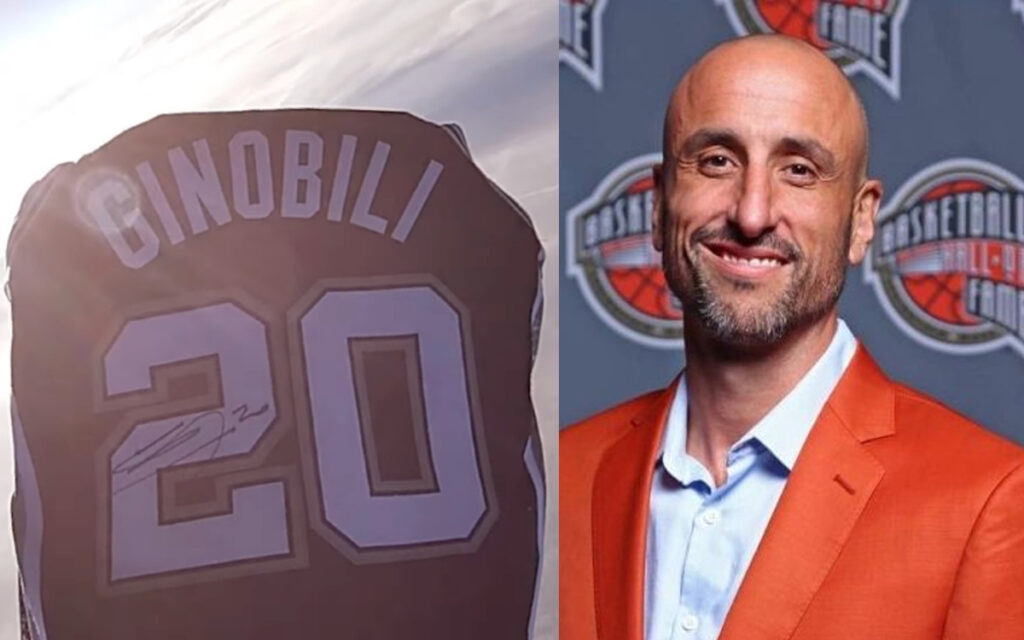 ¡Al infinito y más allá! NBA envía jersey de Manu Ginóbili al espacio | Video