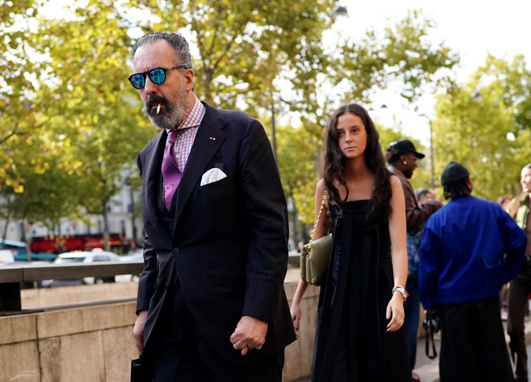 Victoria Federica y su padre, Jaime de Marichalar, en París