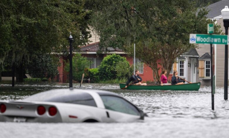 Ian deja bajo el agua a varias comunidades del centro de Florida