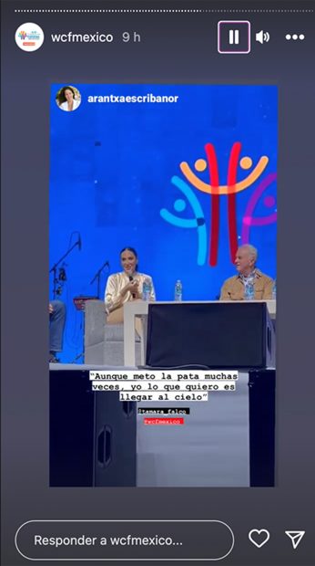 Tamara Falcó en el Congreso Mundial de las Familias / Instagram