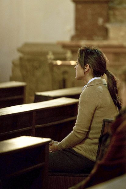 Tamara Falcó en la iglesia / Gtres