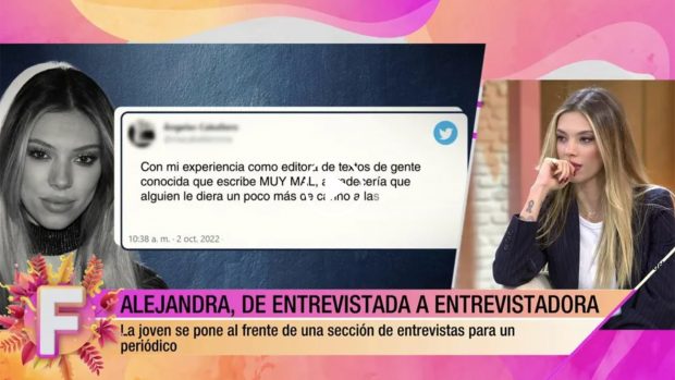 Alejandra Rubio en 'Fiesta' / Telecinco