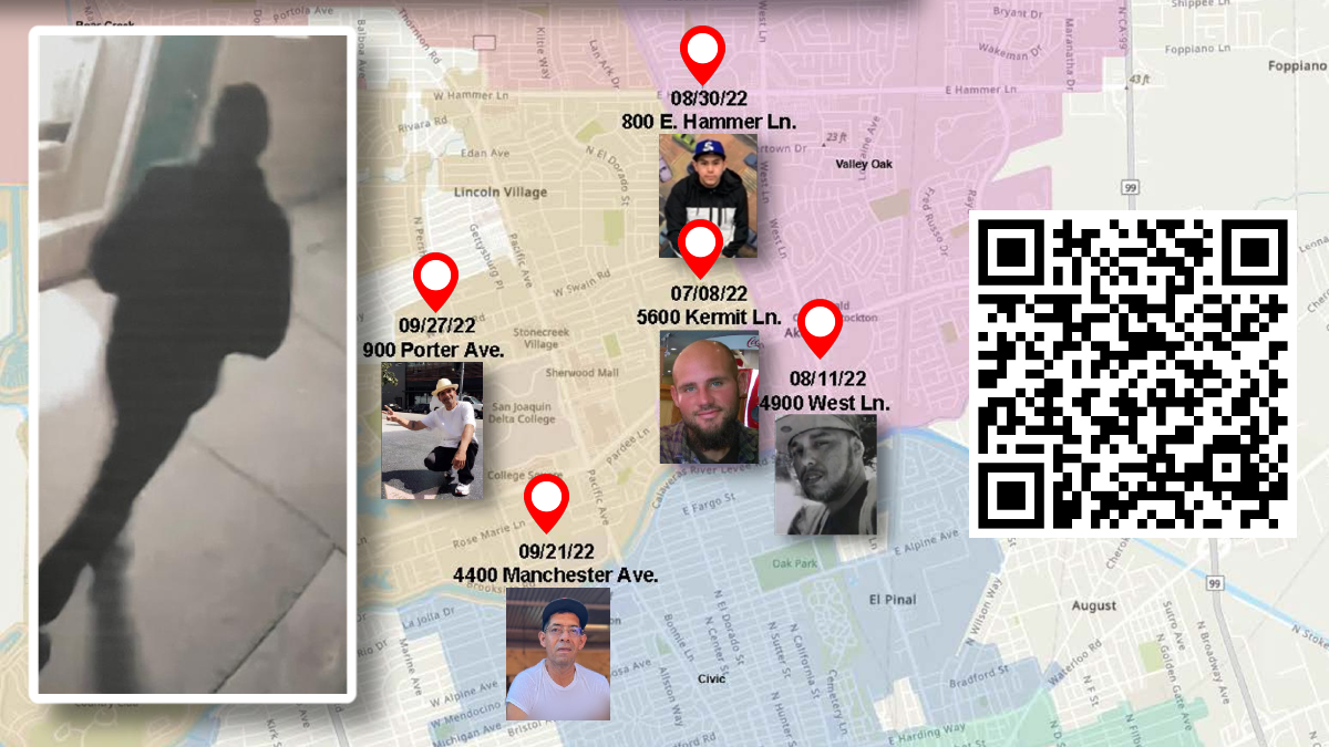 ¿Asesino en serie? Hay cuatro hombres hispanos muertos en Stockton