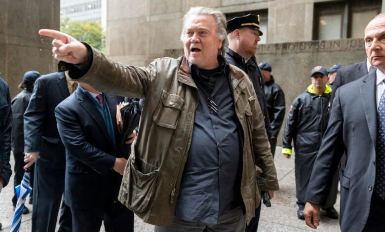 Fiscalía de EEUU pide seis meses de cárcel y una multa de $200,000 para Bannon por desacato al Congreso