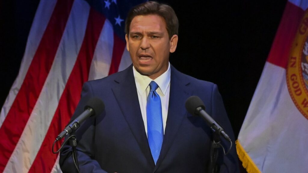 el gobernador DeSantis se niega a comprometerse a cumplir el mandato completo si es reelegido