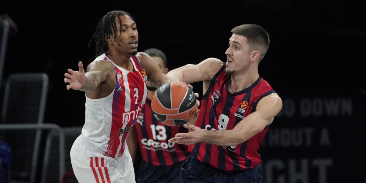 92-75: el Baskonia entierra a triples al Estrella Roja