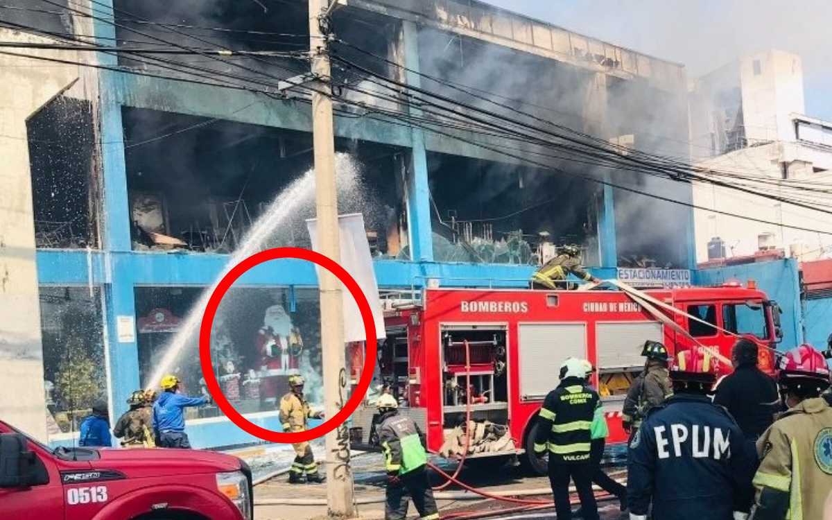 Abren investigación por incendio en Galerías El Triunfo