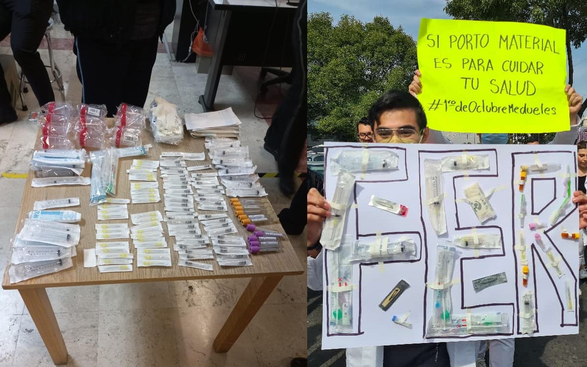 Acusan a médico del ISSSTE de intentar robar material médico… compañeros lo defienden
