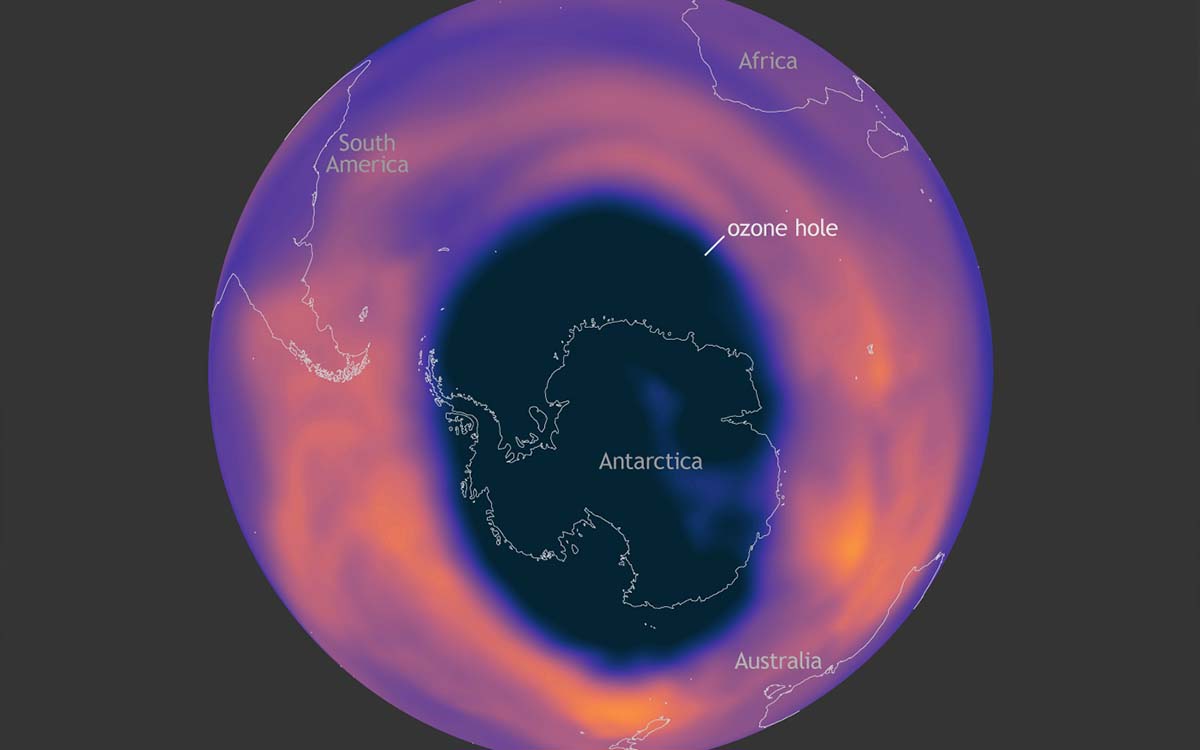 Agujero de la capa de ozono disminuyó este año