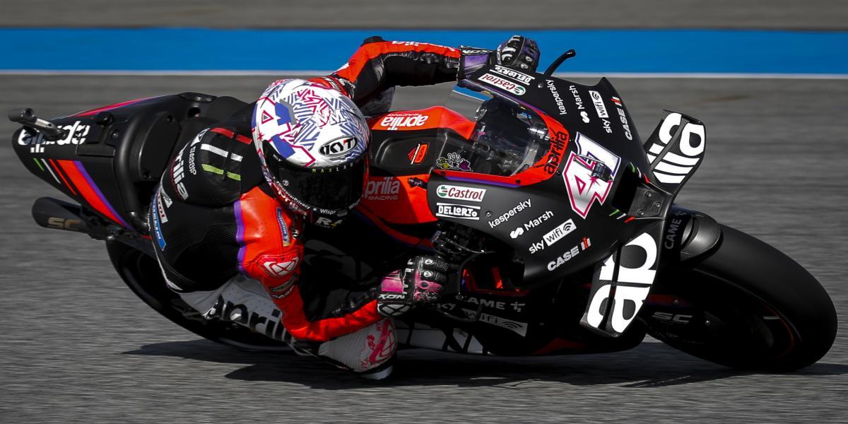 Aleix Espargaró, frustrado, dice tener "la sensación de estar pilotando bien"