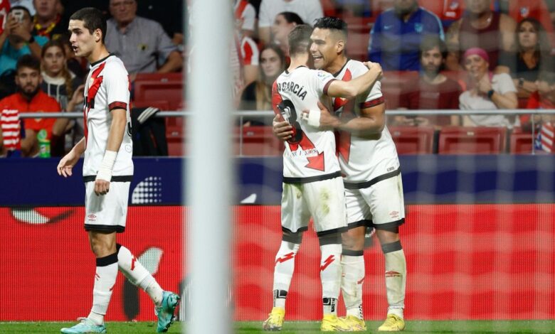 Arruina Radamel Falcao, ex rojiblanco, la fiesta en el Metropolitano | Video