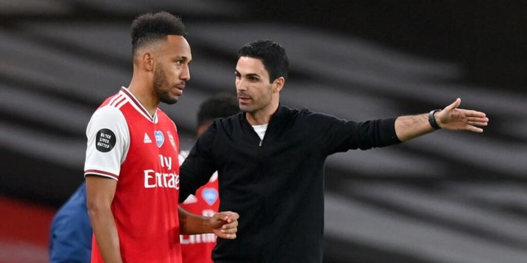Aubameyang aclara un vídeo en el que ataca a Arteta