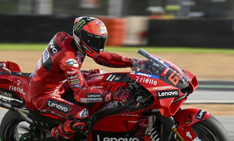 Bagnaia, contento con su calificación y con su ritmo de carrera