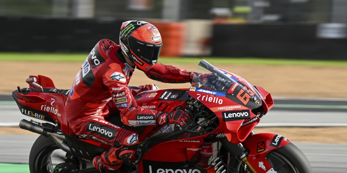 Bagnaia, contento con su calificación y con su ritmo de carrera