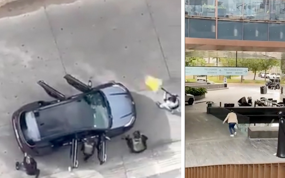 Balacera en plaza comercial de Zapopan: un muerto y seis heridos | Videos