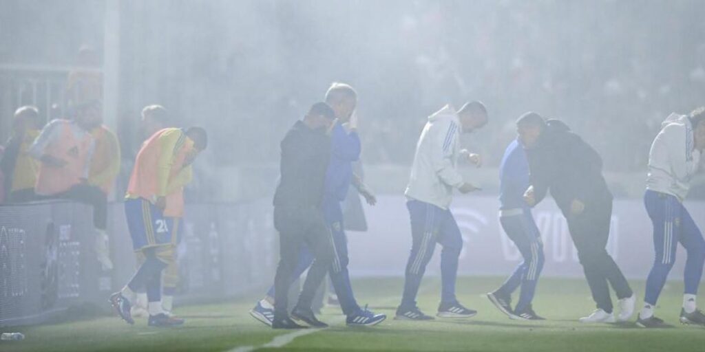 Balas de goma, gases y un muerto en el Gimnasia-Boca