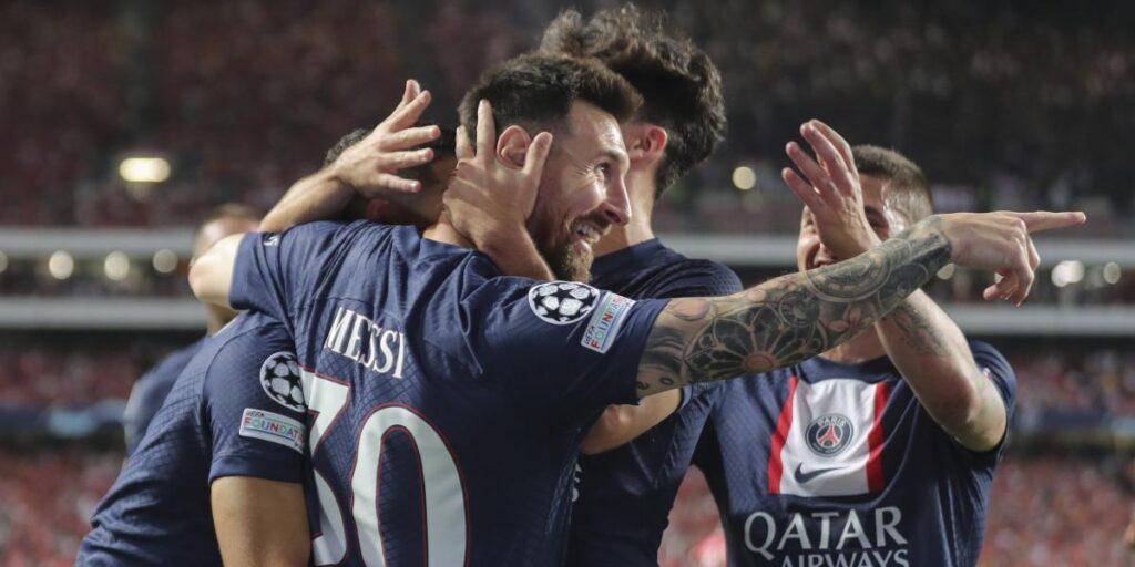 Benfica y PSG empatan y se aferran al liderato