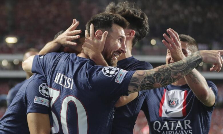 Benfica y PSG empatan y se aferran al liderato