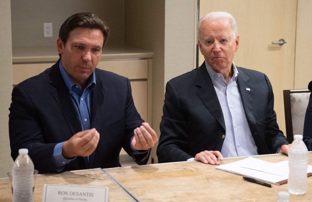 Biden y DeSantis entierran el hacha por el huracán ‘Ian’