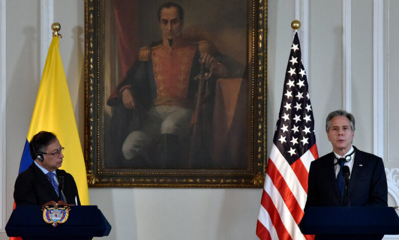 Blinken se reúne con Gustavo Petro de Colombia en medio de diferencias