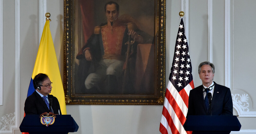 Blinken se reúne con Gustavo Petro de Colombia en medio de diferencias