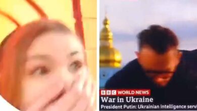 Bombardeo en Kiev sorprende a reportero de BBC y a joven que grababa un video