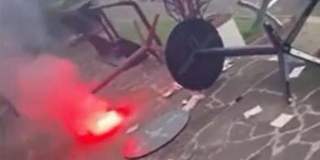 Brutal pelea entre seguidores de Racing y Málaga en Santander