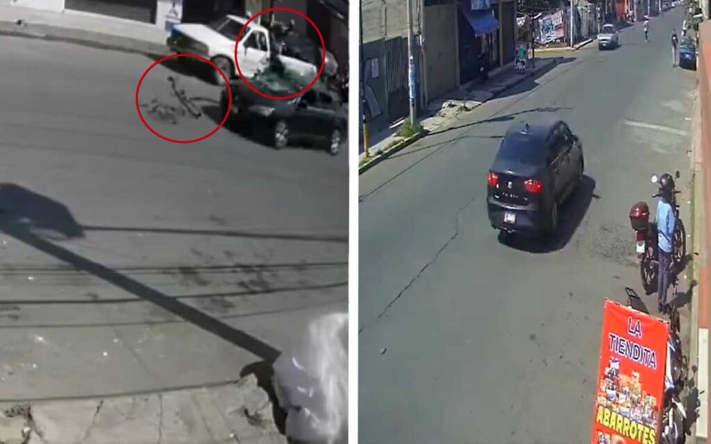 Ciclista atropellado en Chalco está en estado crítico; familia busca a responsable | Video