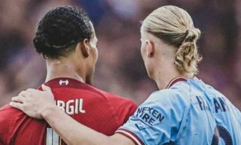 Cómo Van Dijk acabó con la racha de Haaland
