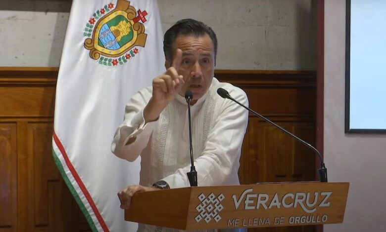 Cuitláhuac García reprocha a medios por difundir violencia en Veracruz