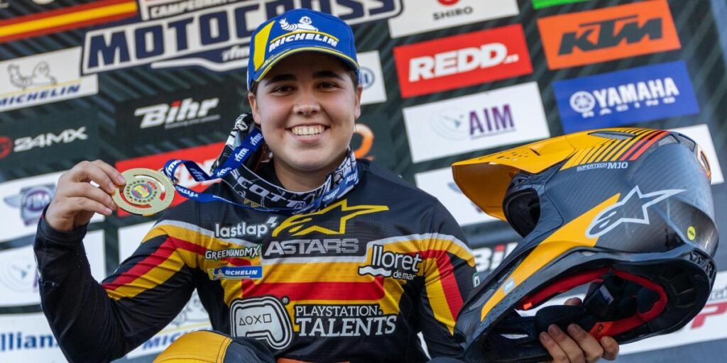 Daniela Guillén abre una nueva era como Campeona de España de Motocross