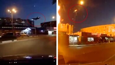Difunden impactante video del accidente de un caza contra un edificio residencial en Rusia