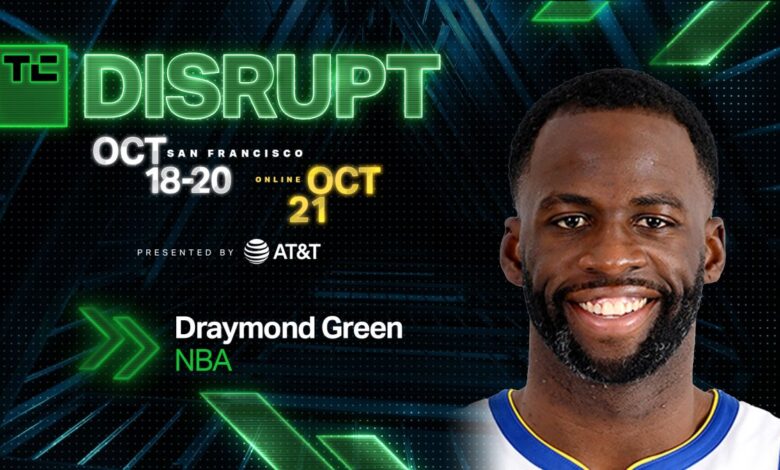 Draymond Green cambiará el guión en TechCrunch Disrupt