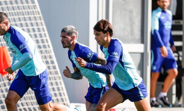 El Atlético comenzó a preparar la cita de San Mamés, con bajas