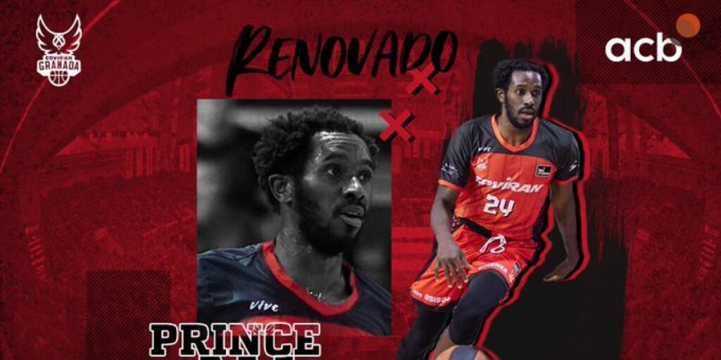 El Covirán Granada renueva dos meses más al escolta Prince Ali