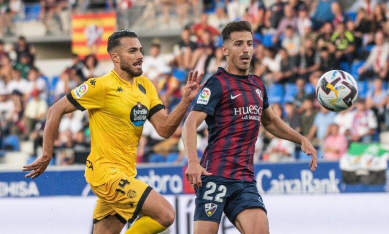 El Lugo frena al Huesca en El Alcoraz