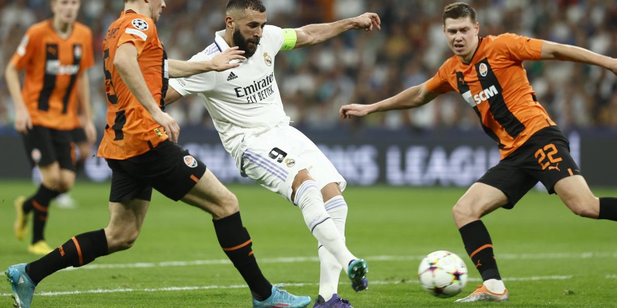 El Real Madrid disparó 36 veces para marcar sólo dos goles