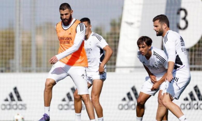El Real Madrid prepara la Champions con Benzema