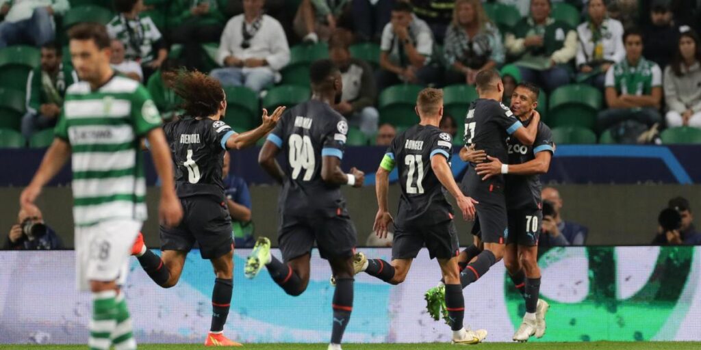 El Sporting cede el liderato ante el Marsella, su bestia negra