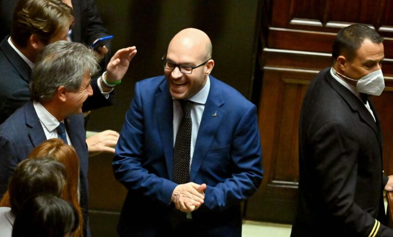El antiabortista pro-Putin Lorenzo Fontana, presidente de la Cámara de Diputados de Italia