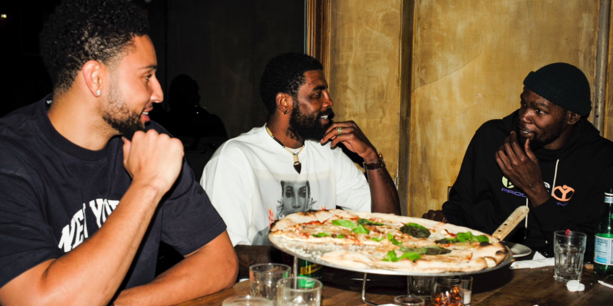 El buen rollo del 'Big Three' de los Nets