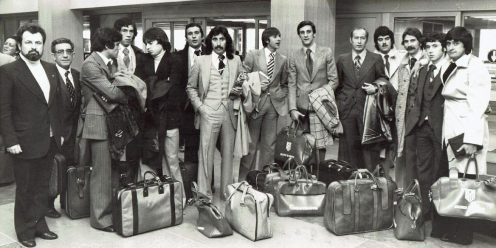El primer viaje del Atlético a Brujas en 1978