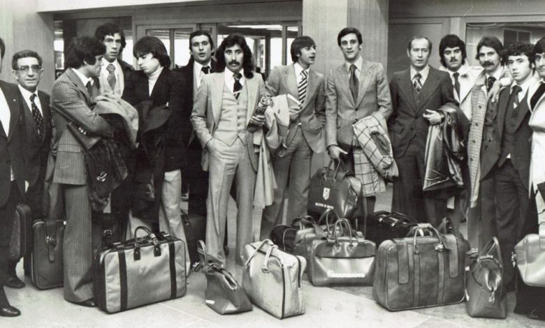 El primer viaje del Atlético a Brujas en 1978