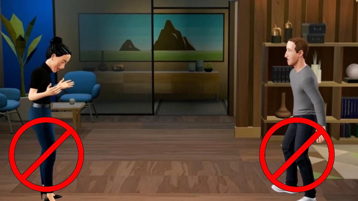 El video de las piernas de Meta fue una falsificación de marketing