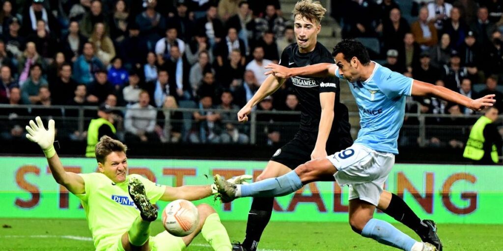 Empate y gracias de la Lazio ante el Sturm Graz