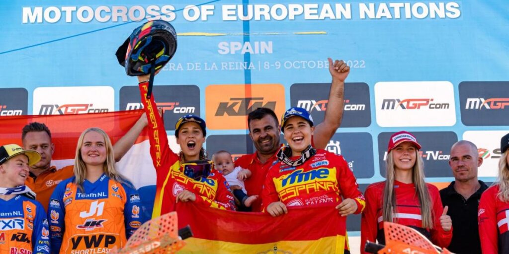 España hace historia con la victoria en el Motocross de las Naciones