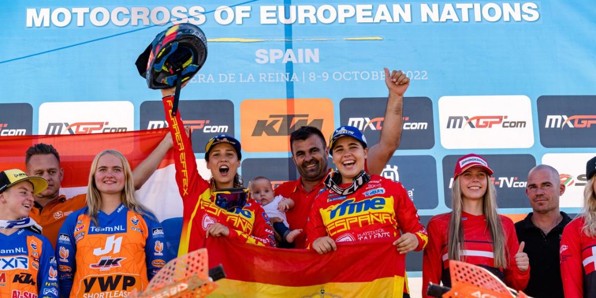 España hace historia con la victoria en el Motocross de las Naciones