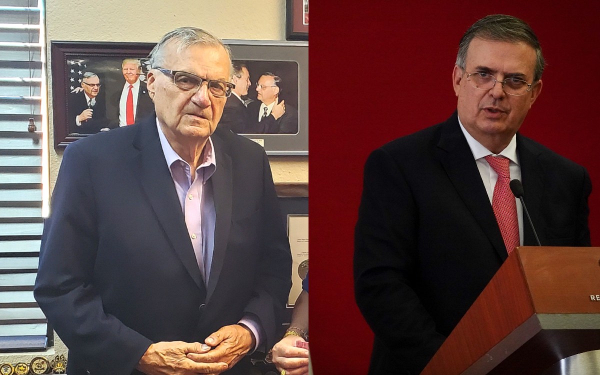 Exsheriff de Arizona exige disculpa a Ebrard por acusarlo de “promover asesinato de migrantes”